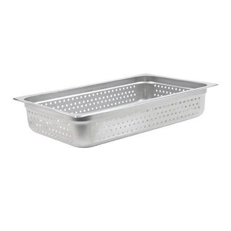 Winco Full Size 4 in Perforated Steam Table Pan SPFP4